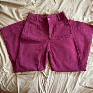 Women's Burgundy Pants